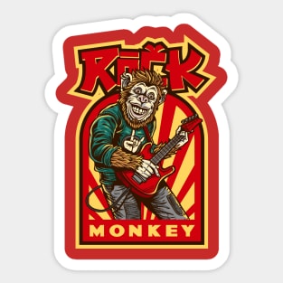 ROCK MONKEY Sticker